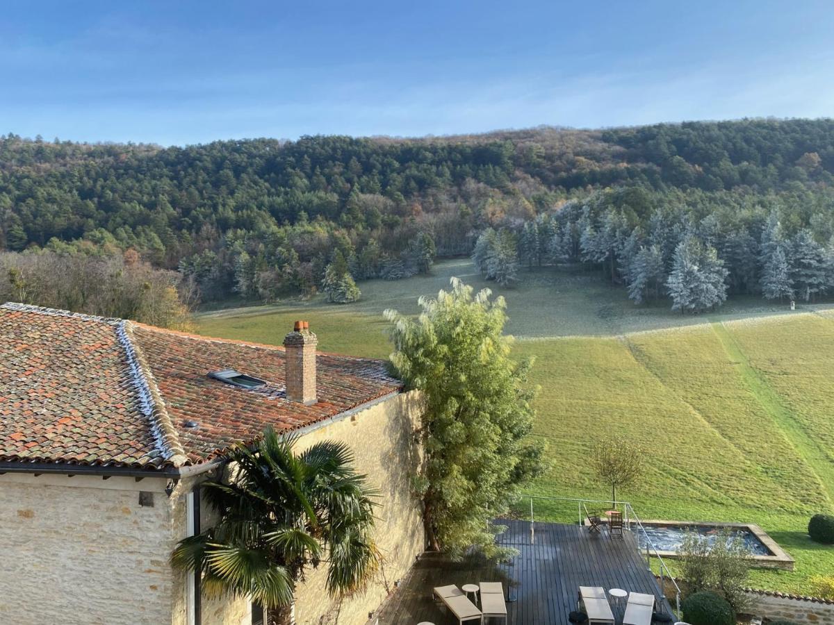 Clos De Mont July, Chambres Avec Vue Et Terrasse Dans Demeure Historique Ceyzeriat Buitenkant foto